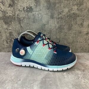 Reebok Zig Pump Running Shoes Womens sz 9 - blue